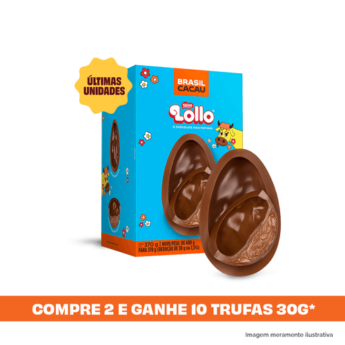 Ovo de Páscoa Lollo Brasil Cacau